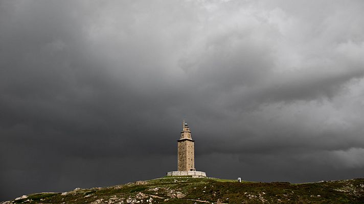 El tiempo - Tormentas que pueden ser localmente fuertes en el interior de Galicia