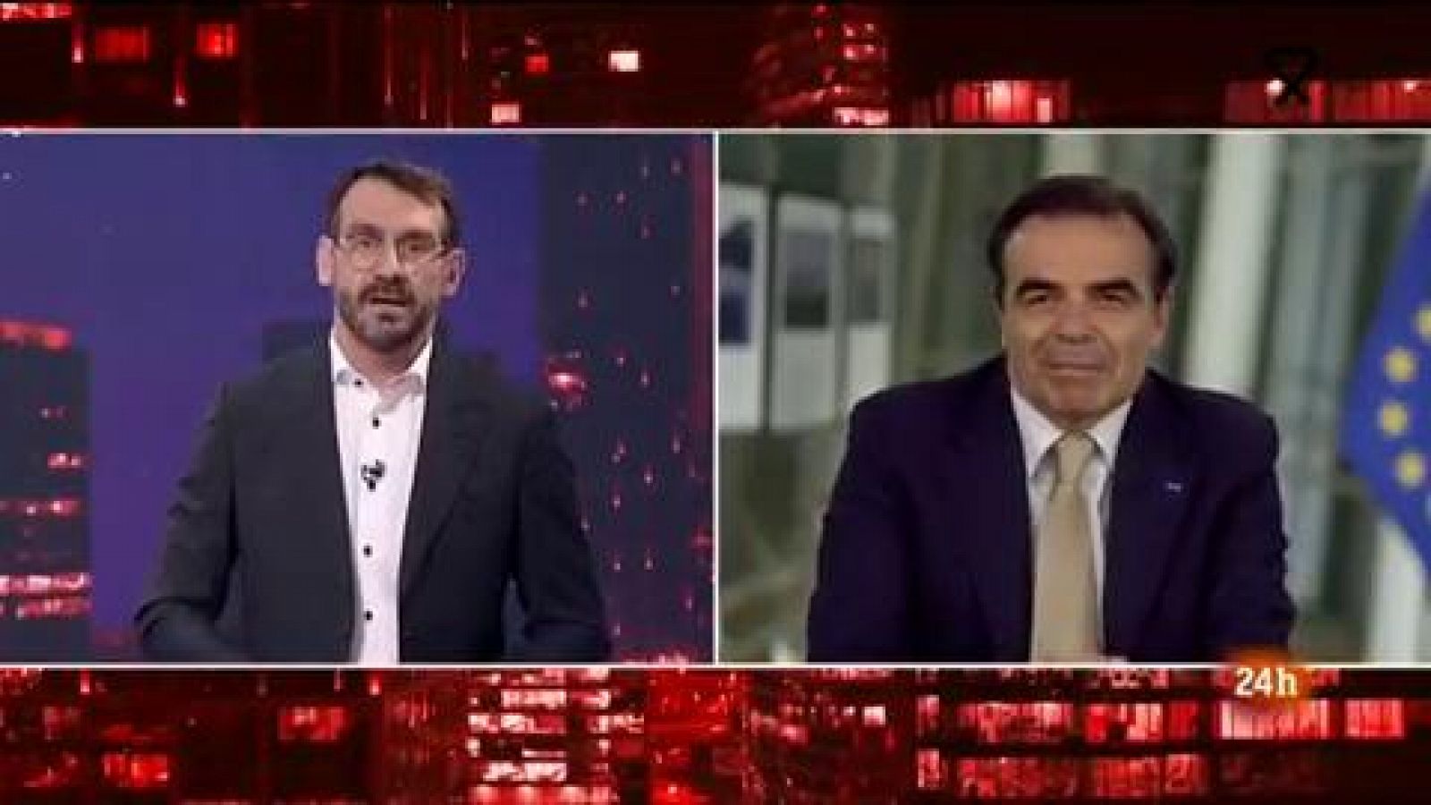 Margaritis Schinas, vicepresidente de la CE: "Lo de Nissan nos tiene que hacer replantear nuestro modelo industrial en Europa" - La noche en 24h | Ver