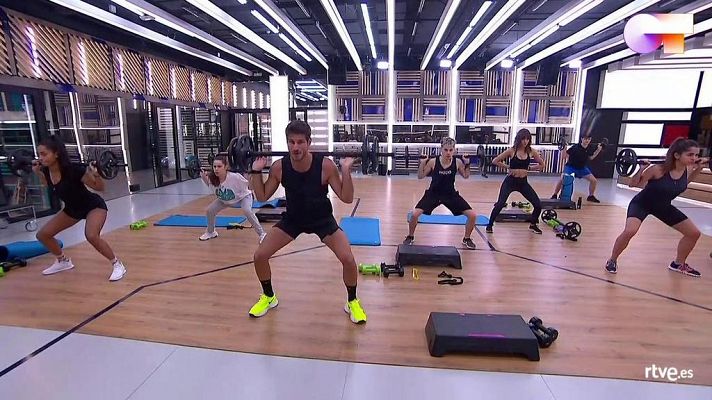 Clase de 'Body Pump' con Cesc Escolà