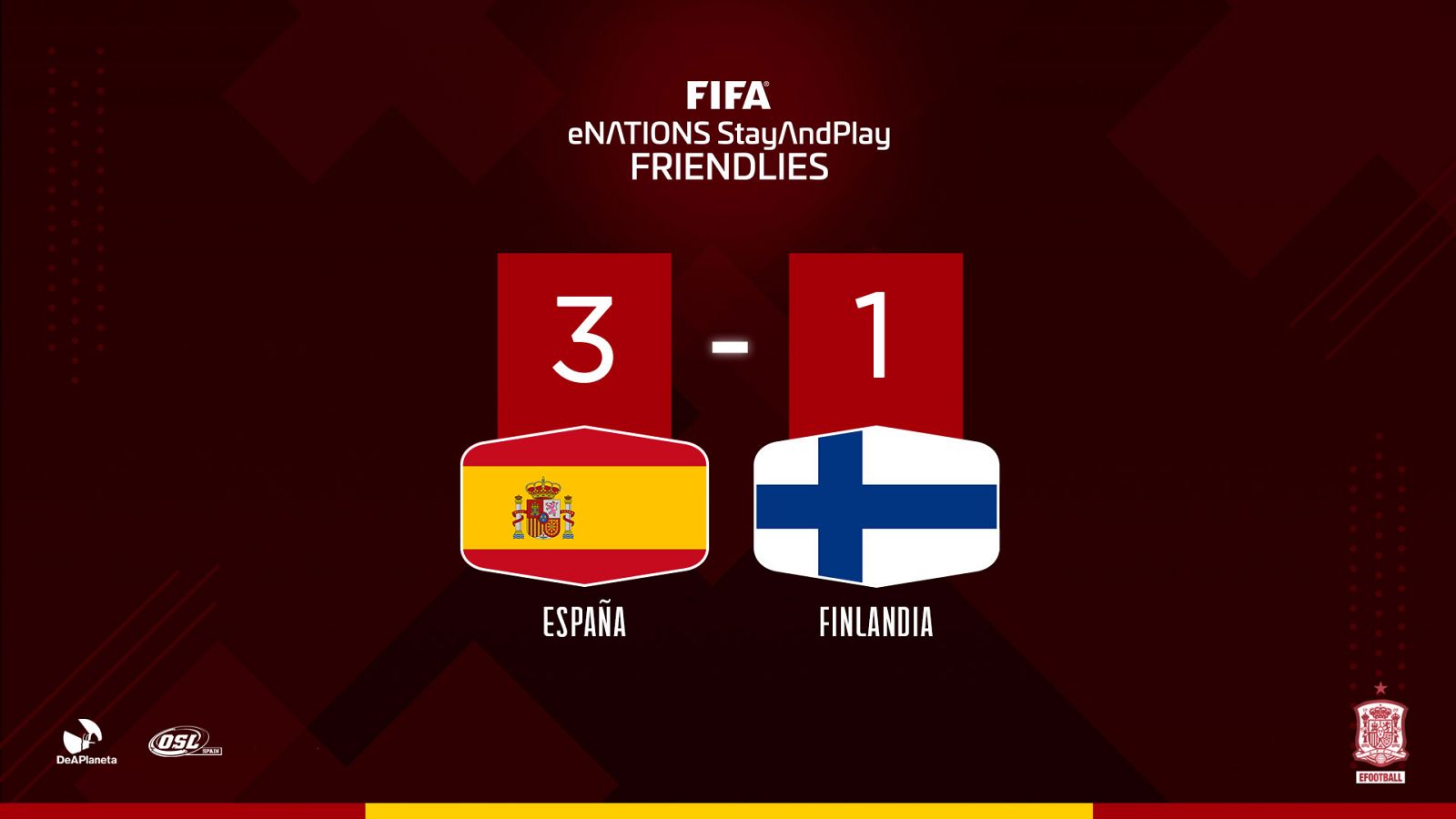 Los mejores goles del amistoso España - Finlandia FIFA20 eSports | Ver