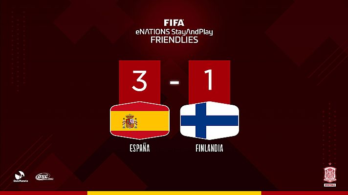  - Los mejores goles del amistoso España - Finlandia FIFA20 eSports