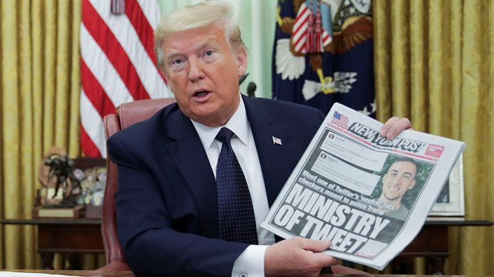 Informativo 24h - Trump firma una orden contra las redes sociales y asegura que "cerraría" Twitter "si fuera legal"