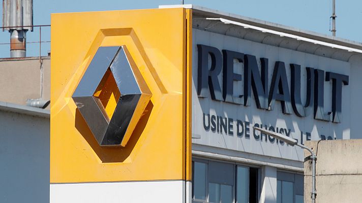 Telediario 1 - Renault mantiene su producción en España