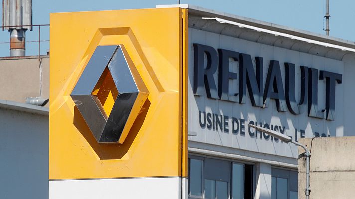 Telediario 1 - Renault mantiene su producción en España