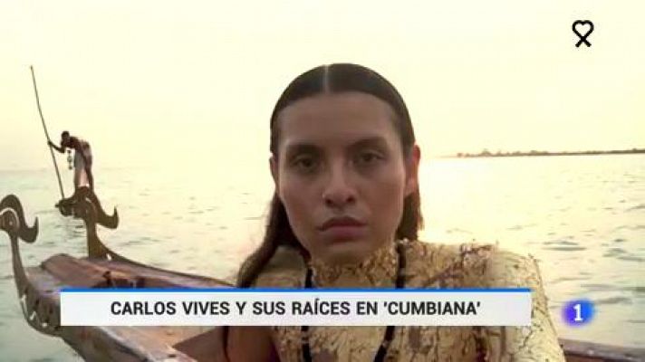 Telediario 1 - En su nuevo disco, 'Cumbiana', Carlos Vives rinde homenajea las comunidades indígenas de Colombia