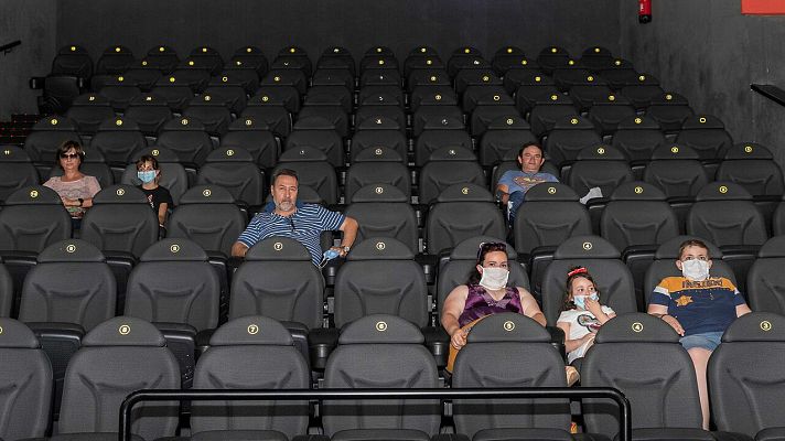 Telediario 1 - Los cines de Lorca son los primeros en reabrir en la Fase 2