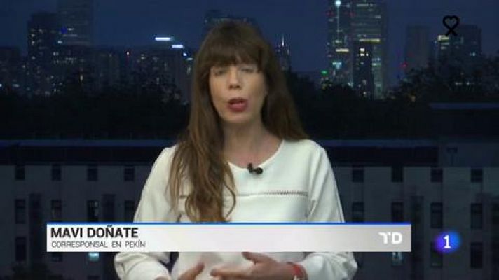 Telediario 1 - China considera una estrategia que Estados Unidos haya roto con la OMS