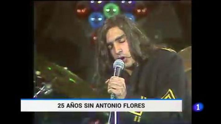 Telediario 1 - 25 años de la muerte de Antonio Flores