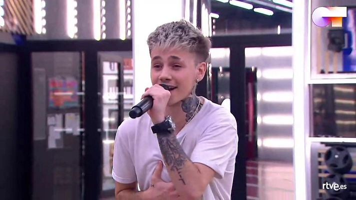 OT 2020 - Hugo y Miki Núñez cantan "Me vale" 1r pase de micros