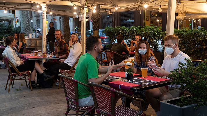 Telediario 1 - La Fase 3 elimina las franjas horarias