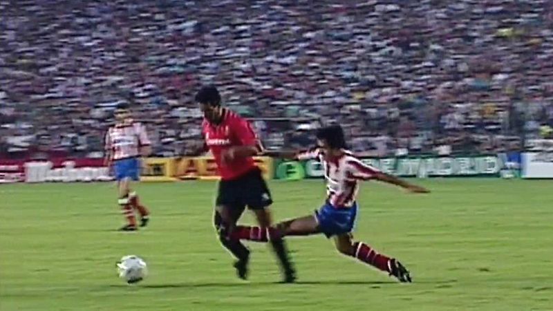Fútbol - copa del rey 1991. Atlético de madrid - real mallorca - rtve. Es
