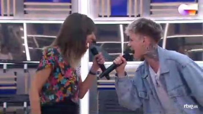 OT 2020 - Hugo y Maialen cantan "Adiós papá" 2o pase