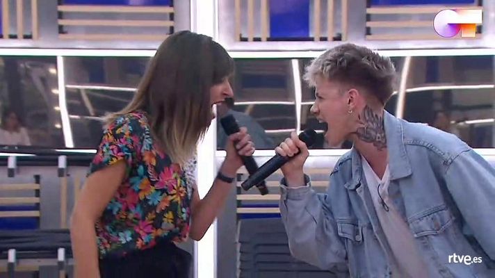 OT 2020 - Hugo y Maialen cantan "Adiós papá" 2o pase