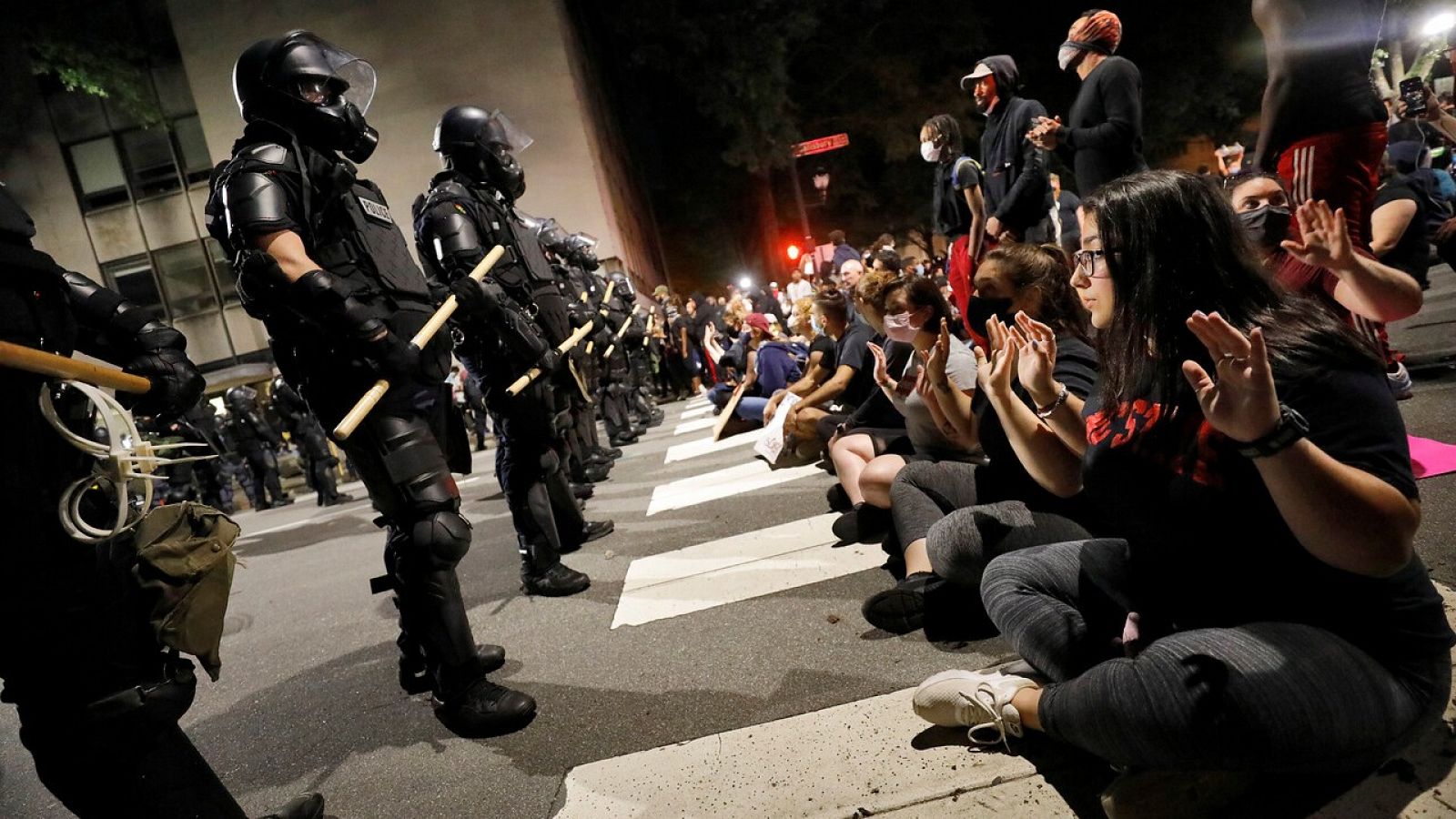 Continúan las protestas en EE.UU. una semana después de la muerte de George Floyd - RTVE.es