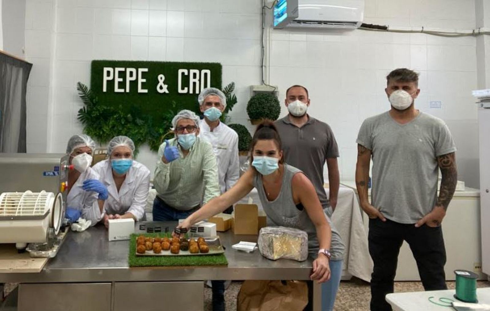 Croquetas de carabineros con jengibre y lima