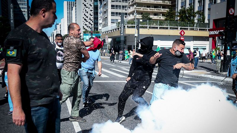 Aumenta la tensión en Brasil entre partidarios y detractores de Bolsonaro