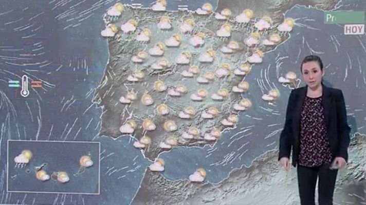 La Aemet prevé tormentas localmente fuertes con granizo en el extremo norte peninsular