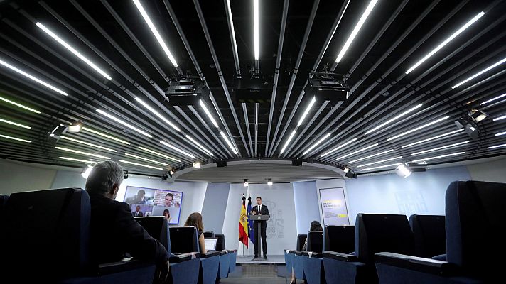 Telediario 1 - El acuerdo entre Ciudadanos y el Gobierno confirma la ampliación del Estado de Alarma