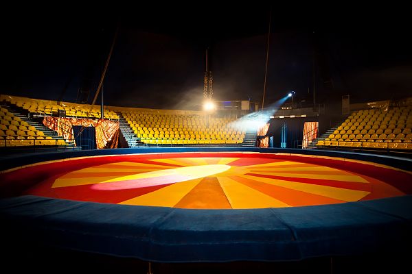 Un circo confinado en San Martín de la Vega