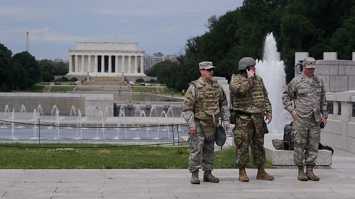 Protestas y disturbios en EE.UU. ante las amenazas de Trump de sacar el ejército a la calle