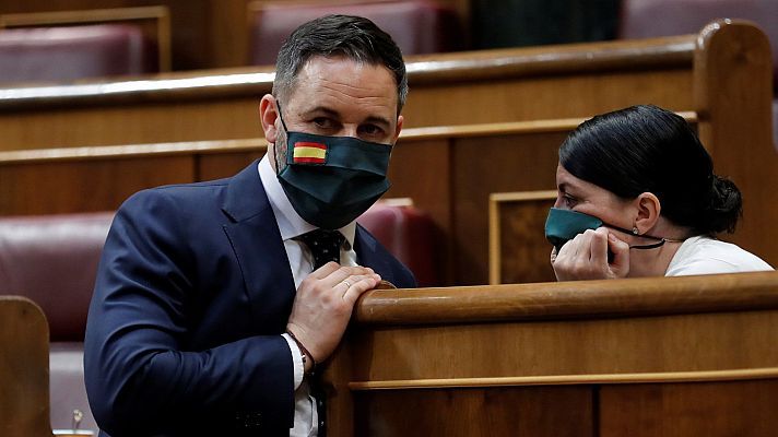 Especiales informativos - Abascal, a Sánchez: "Su 'viva el 8M' es lo mismo que gritar 'viva la enfermedad y viva la muerte'"