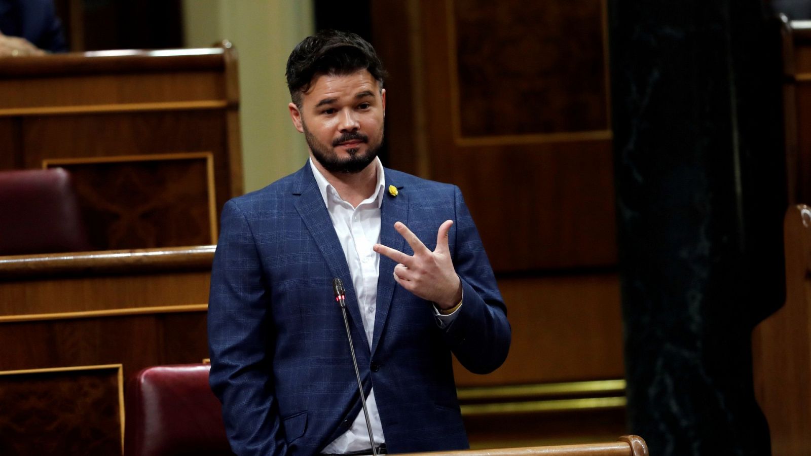 Rufián: "ERC no es socio del Gobierno, lo es del diálogo y de la gente"