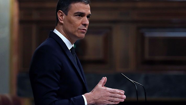 Especiales informativos - Sánchez acusa de "mala fe" a Abascal y Casado y recuerda que hubo manifestaciones el 8-M en todo el mundo