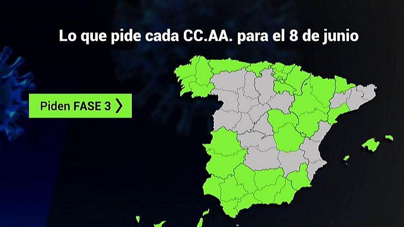 Desescalada: 13 comunidades podrían estar el lunes en Fase 3