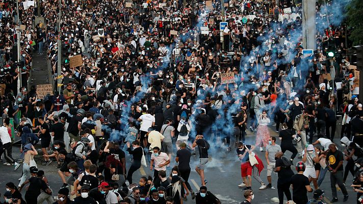 Incidentes en París por la muerte de un joven negro en 2016