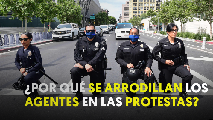 Modo Digital - Arrodillarse ante los que protestan, un poderoso gesto cargado de simbolismo