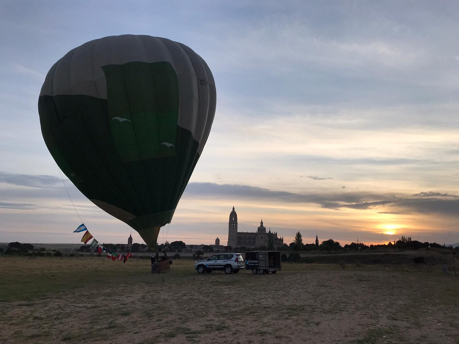 Paseo en globo por Segovia