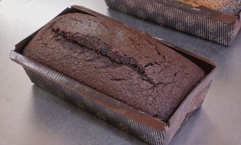 Bizcocho de espelta, ¡y chocolate! 