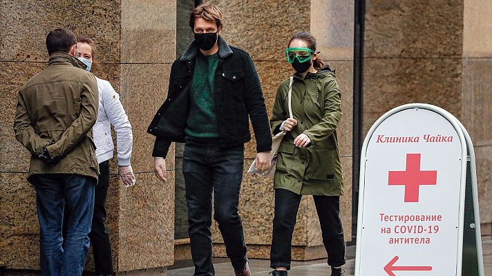 Telediario 1 - Denuncias contra la aplicación del coronavirus en Rusia