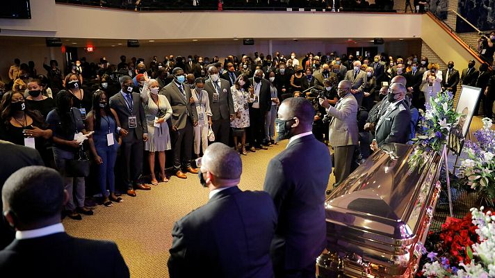 Telediario 1 - Minneapolis y Nueva York homenajean a George Floyd