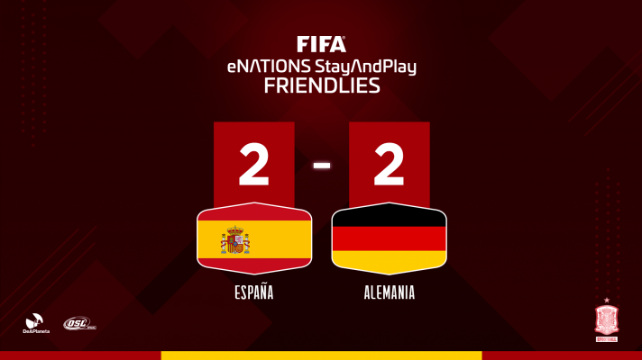 Todos los goles del  amistoso España-Alemania FIFA20 eNations