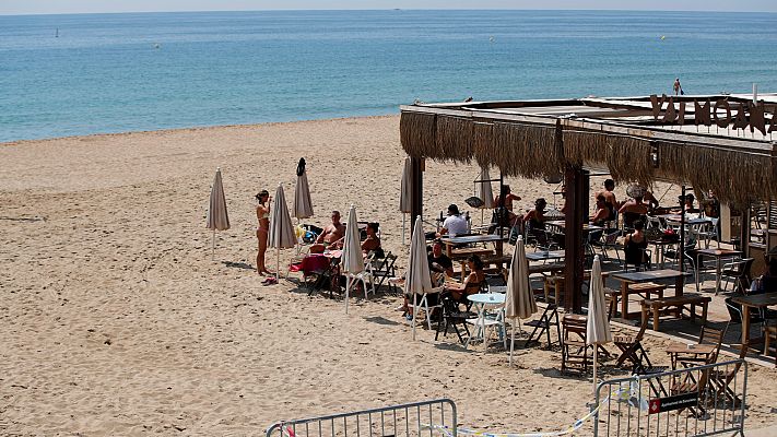 Telediario 1 - Detectados incumplientos en terrazas al aire libre