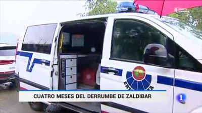 Los dos trabajadores sepultados siguen sin ser localizados cuatro meses del derrumbe del vertedero de Zaldibar