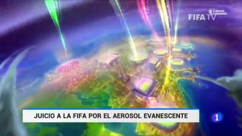 La FIFA, a juicio por no respetar la patente del aerosol evanescente
