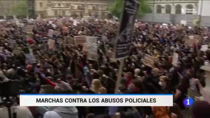 Telediario 1 - Desde Sídney hasta Londres: el mundo protesta por la muerte de George Floyd