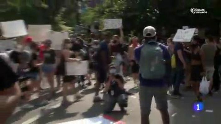 Telediario 1 - Las protestas antirracismo se extienden por Estados Unidos