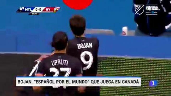 Telediario 1 - Bojan, un 'español por el mundo' que ahora juega en Canadá