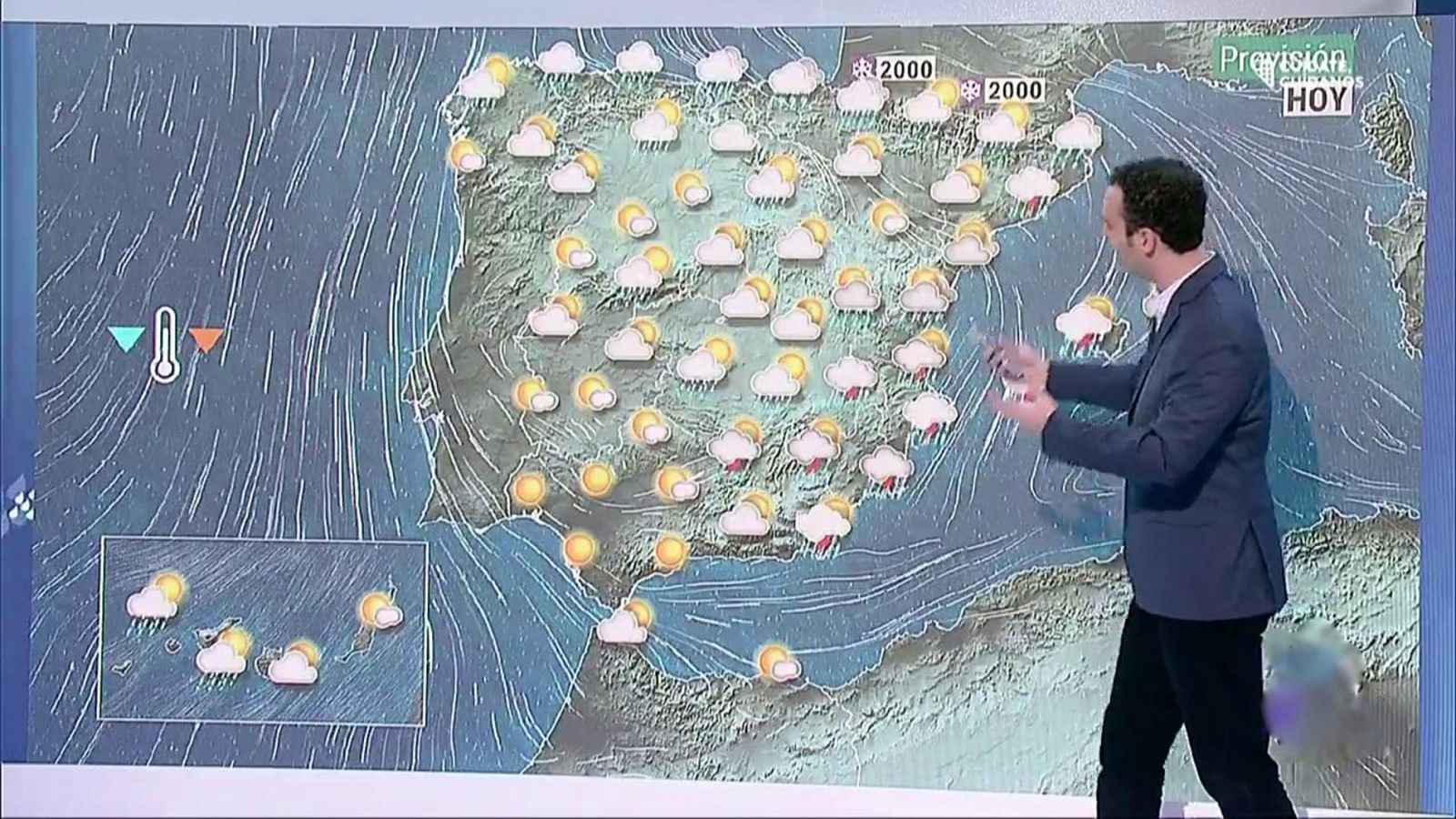 Chubascos y tormentas en zonas del este peninsular 