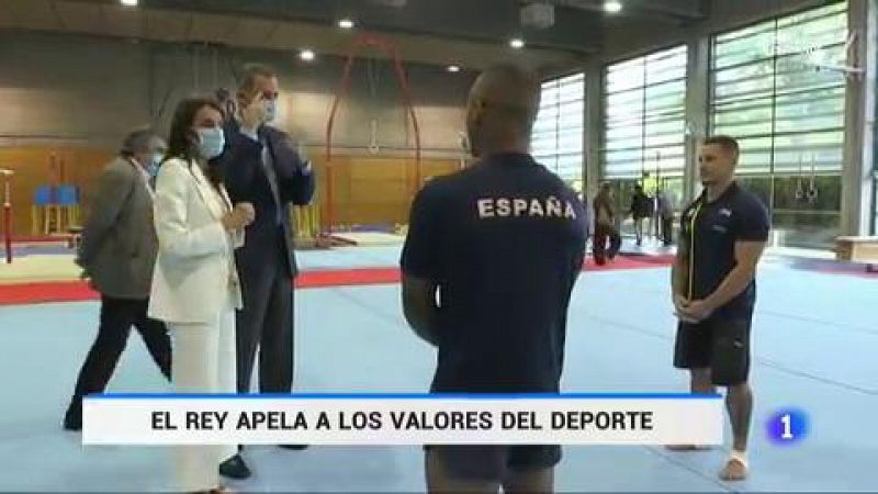 El rey apela a los valores del deporte para superar la crisis