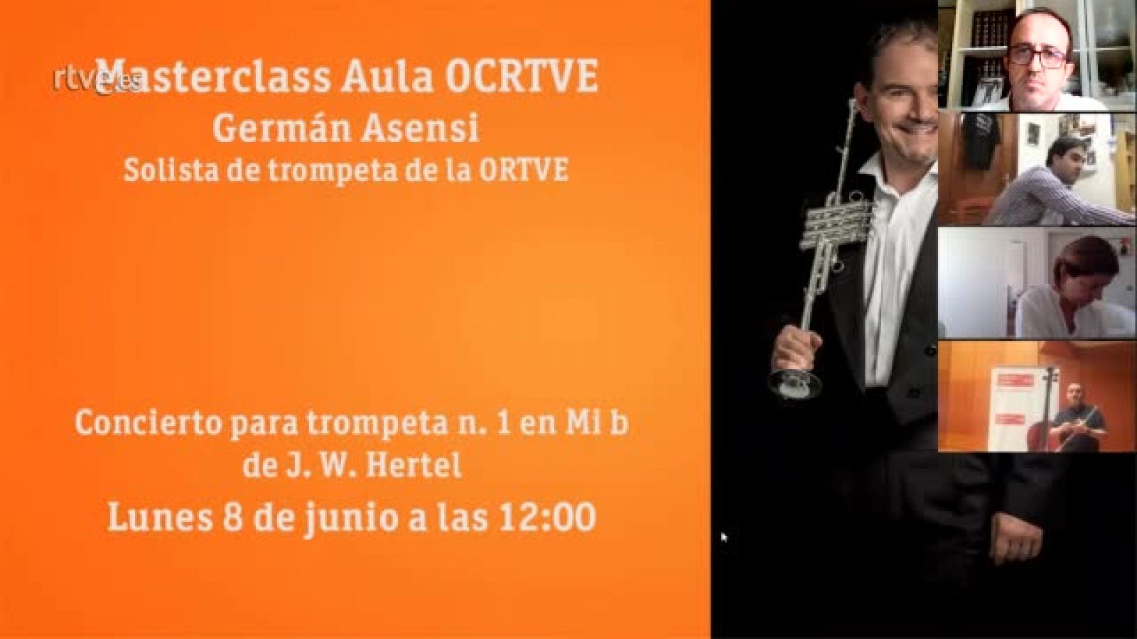 Orquesta y Coro de RTVE: Masterclass Aula OCRTVE German Asensi 8 de junio | RTVE Play