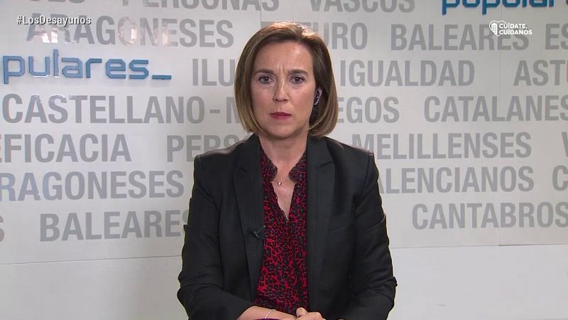 Los desayunos de TVE - Cuca Gamarra, vicesecretaria de Poltica Social del PP - ver ahora