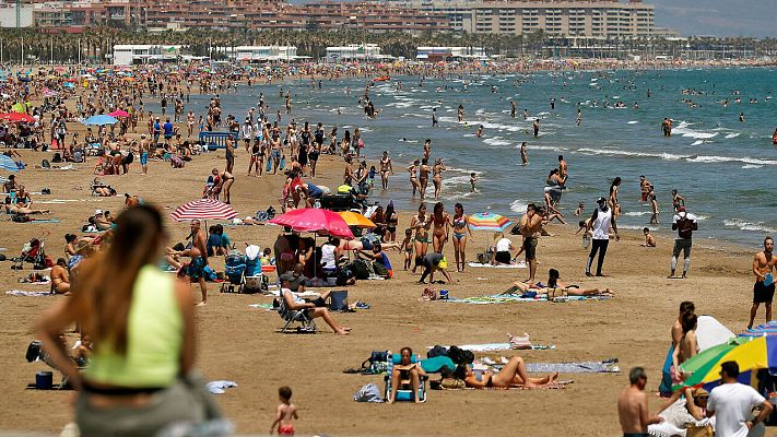 Telediario 1 - Los turistas alemanes podrán visitar España el lunes