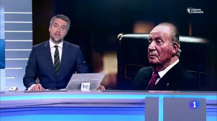 Telediario 1 - Unidas Podemos y otras ocho formaciones piden investigar al rey en comisiones parlamentarias