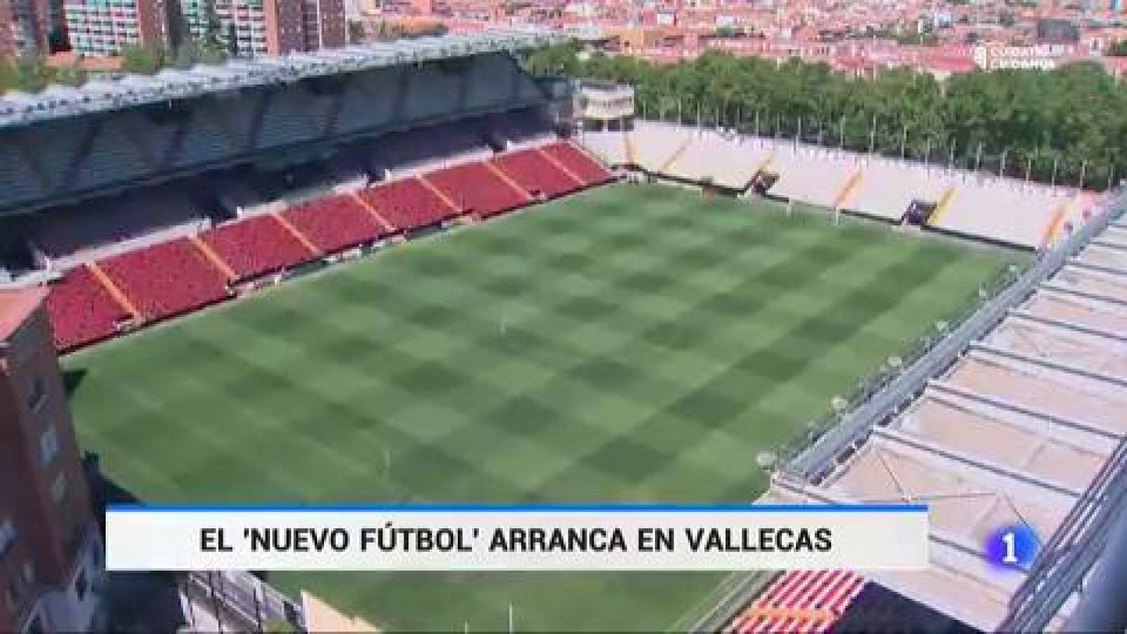 El estadio de Vallecas, listo para la vuelta del fútbol