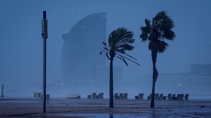 El tiempo - Tormentas en Cataluña y ascenso de las temperaturas en el interior peninsular
