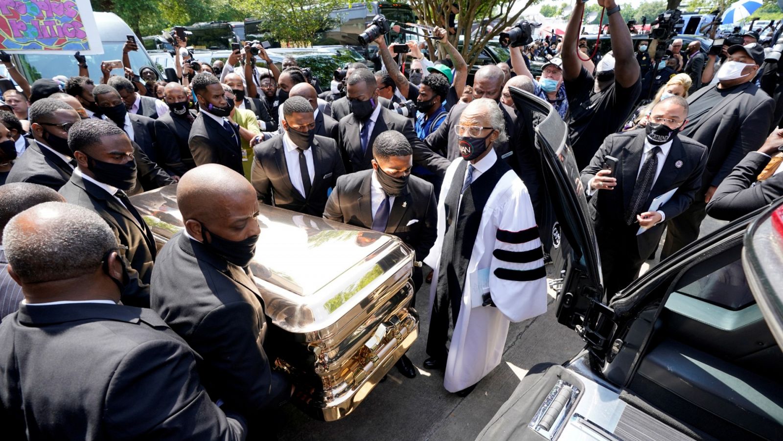 Último adiós a George Floyd en un funeral multitudinario en Houston